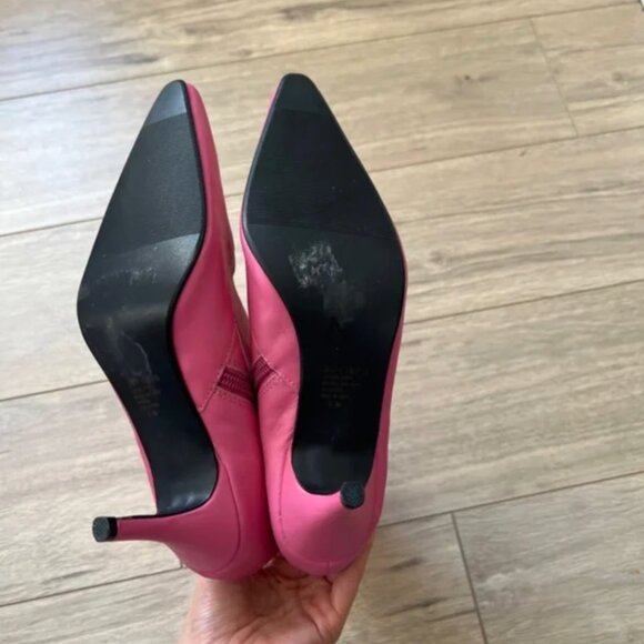 Vintage Chadwick Pink Leather Ankle Boots US 5 - Picture 5 of 7